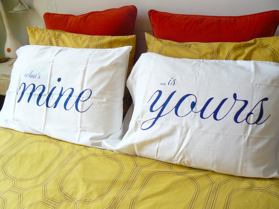 What's Mine Is Yours Romantic Pillowcases 4