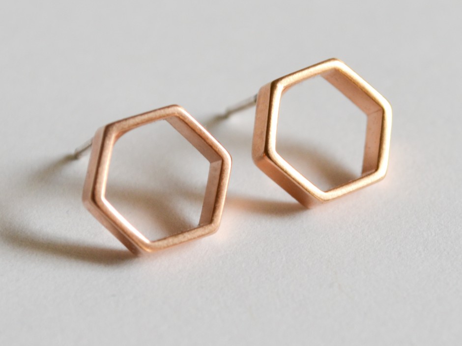 rose-gold-hexagon